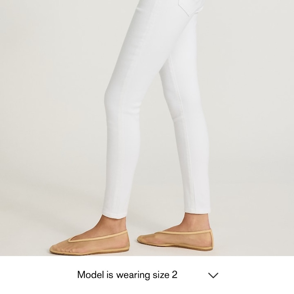 Express White High Rise Jeans - Picture 3 of 4